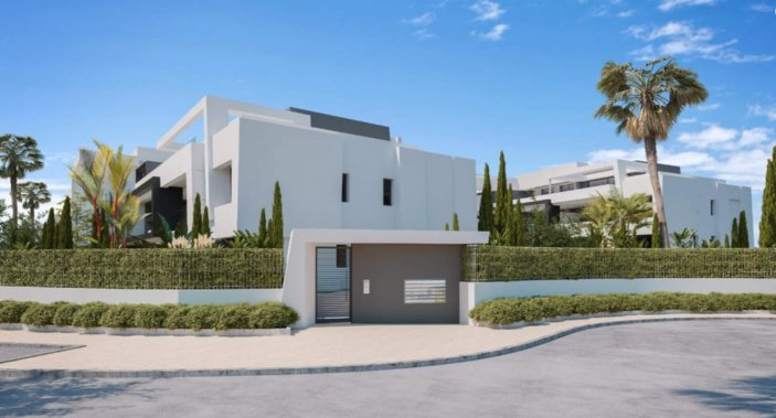 Apartments in high-tech style in a new residential area in Estepona, Costa del Sol — image 2