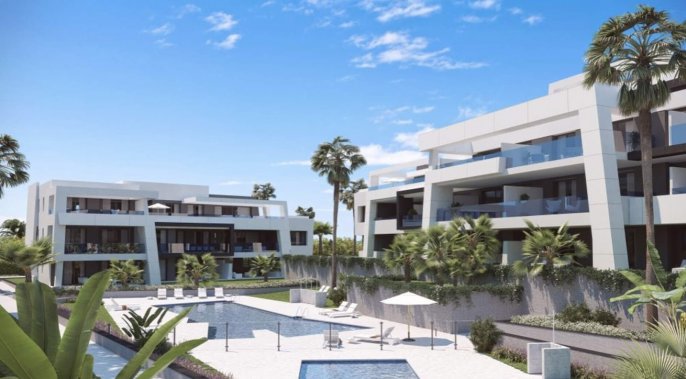 Apartments in high-tech style in a new residential area in Estepona, Costa del Sol — image 1