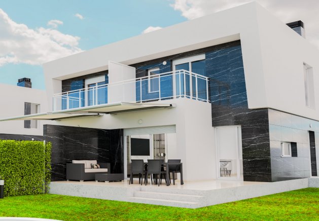 Cмежные виллы  с 2 спальнями на пляже Playa Torre la Sal в 600 м от моря — фото 1