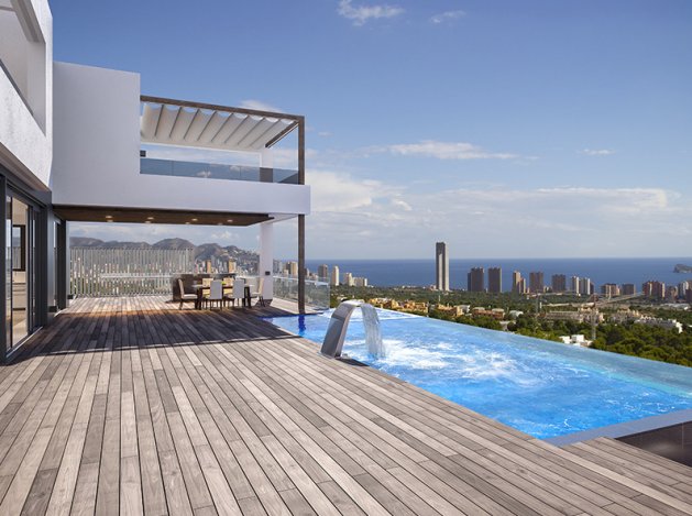 Nueva villa ultramoderna en una zona residencial de lujo en Benidorm a 2 km del mar — фото 4