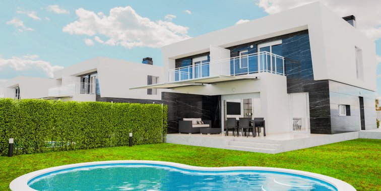 Cмежные виллы  с 2 спальнями на пляже Playa Torre la Sal в 600 м от моря — фото 3