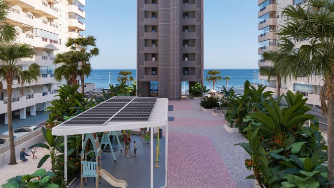 Apartamento de un dormitorio 1+1 en primera línea en Calpe — фото 1