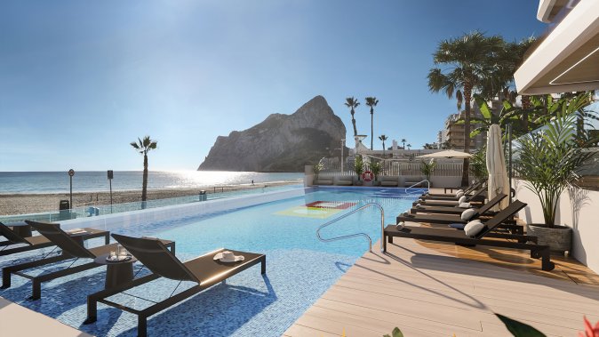 Apartamento de un dormitorio 1+1 en primera línea en Calpe — фото 4