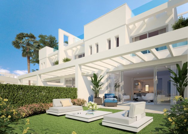 Casas adosadas en estilo escandinavo en Mijas Costa, Costa del Sol — фото 1