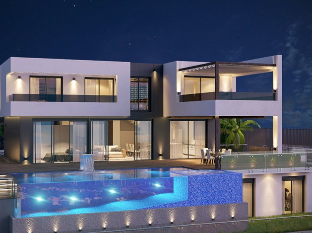 Nueva villa ultramoderna en una zona residencial de lujo en Benidorm a 2 km del mar — фото 3