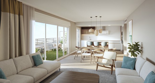 3+1 apartments in a complex in Alicante