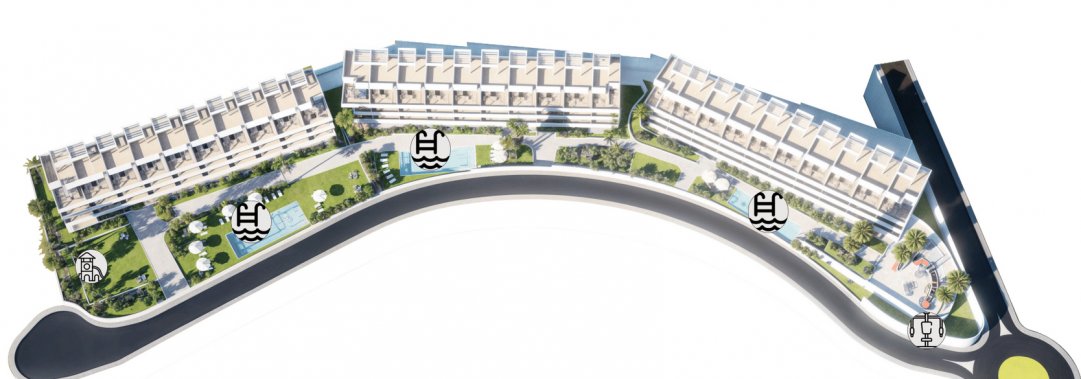 Апартаменты с 2 спальнями  в Финестрате — фото 4