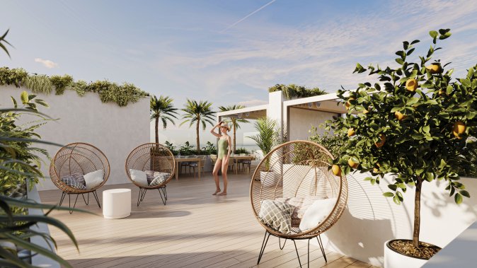 Apartamento de 1+1 dormitorio en un complejo residencial boutique en Valencia — фото 2